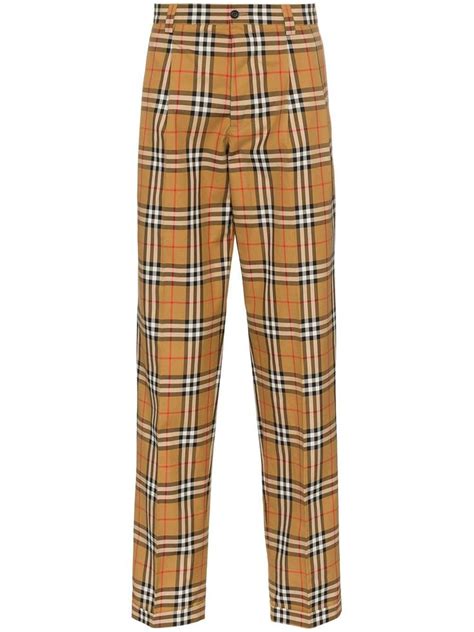 men's burberry trousers|burberry print trousers.